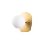 Opviq Well - 11670 Lámpara de pared dorada con tapa de cristal